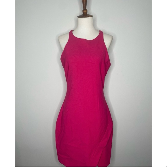 Elizabeth and James Hot Pink Dress - Picture 2 of 8